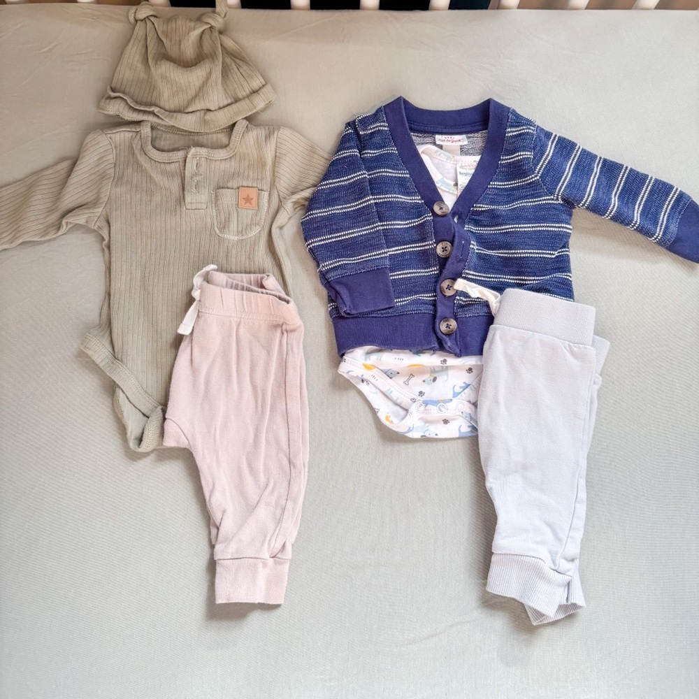 🏷️ Newborn Baby Outfit Sets (0-3m)
